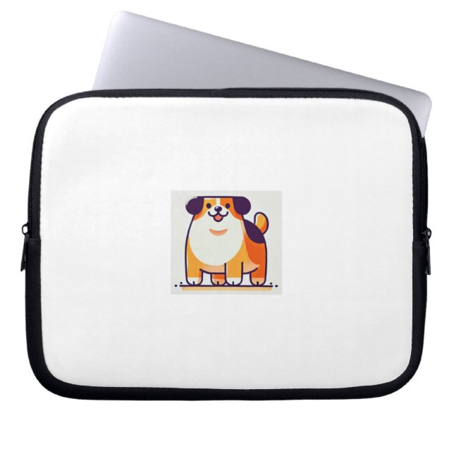 Capa Para Notebook Caixa de laptop de Cães Bonitos (Frente)