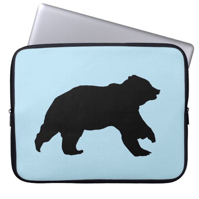 Capa Para Notebook Caixa do Laptop Bear Silhouette (Frente)