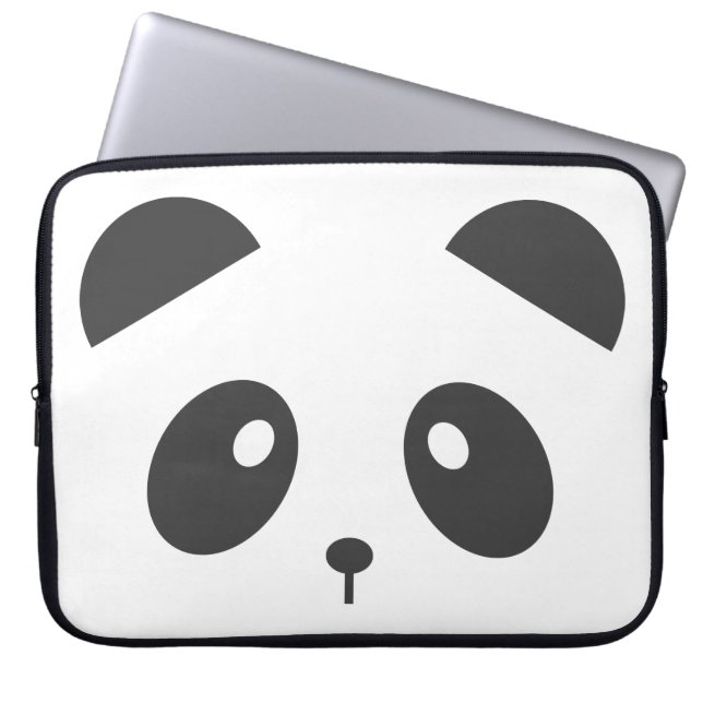 Capa Para Notebook Caixa do laptop da cara da panda (Frente)