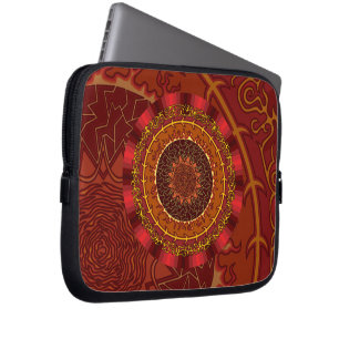 Capa Para Notebook Caixa do laptop da mandala do fogo