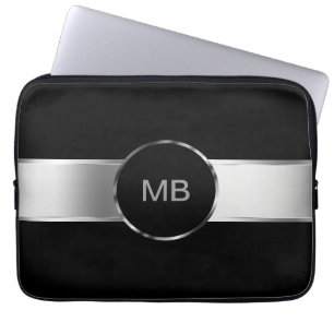 Capa Para Notebook Caixa do laptop do monograma dos homens