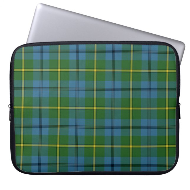Capa Para Notebook Caixa do laptop do Tartan de Johnston (Frente)