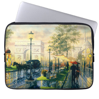 Capa Para Notebook Caixa do laptop do vintage de Paris