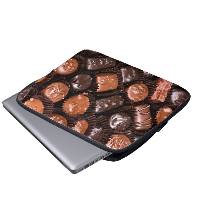 Capa Para Notebook Caixa do prazer dos amantes do chocolate dos doces (Frente Inferior)