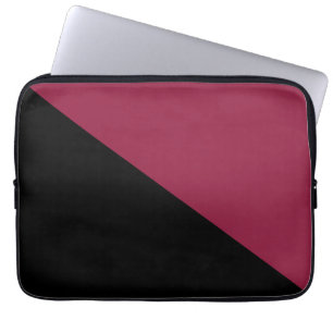 Capa Para Notebook Caixa do Tablet com bloco de cor (Preto e Vermelho