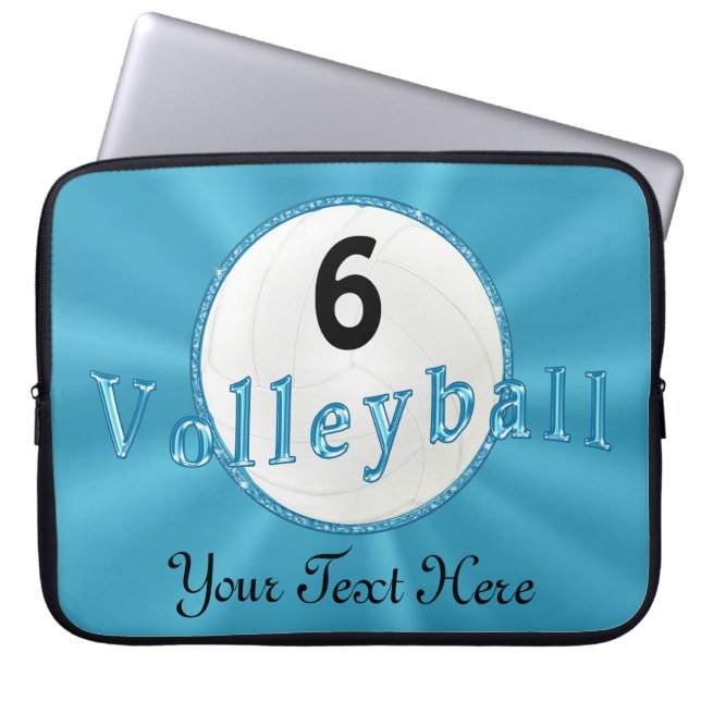 Capa Para Notebook Caixa personalizada do voleibol para computadores (Frente)