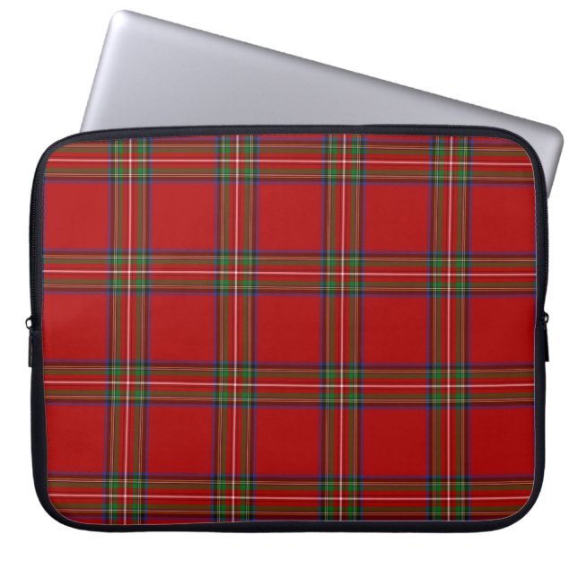 Capa Para Notebook Caixa real do laptop do Tartan de Stewart (Frente)