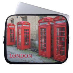 Capa Para Notebook Caixa vermelha de Londres ver caixa do laptop