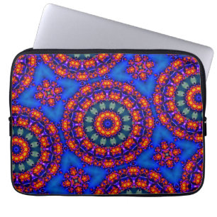 Capa Para Notebook Caleidoscópio azul claro