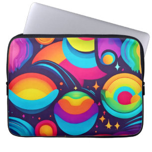 Capa Para Notebook Caleidoscópio Cósmico Vibrante