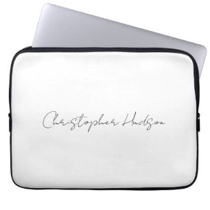Capa Para Notebook Caligrafia criativa simples criativa em branco pro