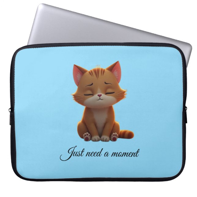 Capa Para Notebook Calm kitty (Frente)