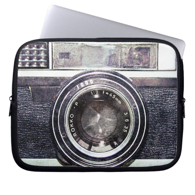 Capa Para Notebook Câmera preta velha (Frente)
