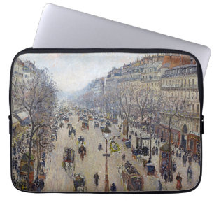 Capa Para Notebook Camille Pissarro - Boulevard Montmartre, manhã