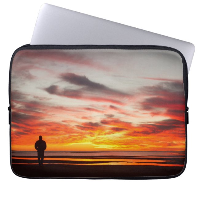 Capa Para Notebook Caminhada do por do sol (Frente)