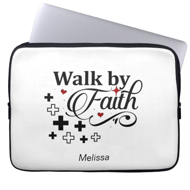 Capa Para Notebook Caminhar por Faith (Frente)