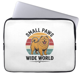 Capa Para Notebook Camisa Chow Chow Pequenas Patinhas Mundo Amplo Cac