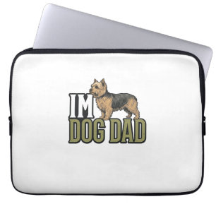 Capa Para Notebook Camisa com Desenho de Gravação de Terrier Vintage