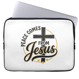Capa Para Notebook Camisa Cruz Cristã Jesus é a Paz