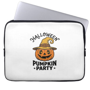 Capa Para Notebook Camisa de Abóbora de Halloween Chapéu de Bruxa Vin