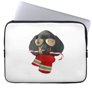 Capa Para Notebook Camisa de Dachshund Bonito presente de Natal Dog A
