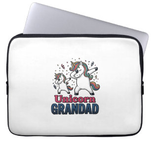 Capa Para Notebook Camisa de desenho de gravação vintage do avô Unicó