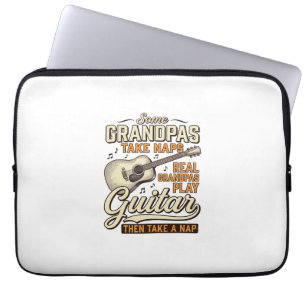 Capa Para Notebook Camisa de desenho engravado vintage de guitarra do