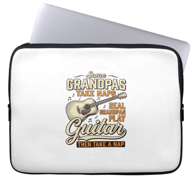 Capa Para Notebook Camisa de desenho engravado vintage de guitarra do (Frente)