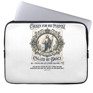 Capa Para Notebook Camisa de Eletricista Jesus Design Baseado na Fé_1
