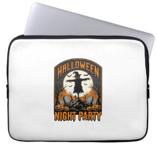 Capa Para Notebook Camisa de Espantalho de Halloween Festa de Cemitér