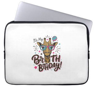 Capa Para Notebook Camisa de Festa de Aniversário com Gravação Vintag
