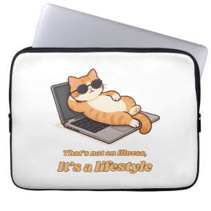 Capa Para Notebook Camisa de Gato Engraçado no Laptop – Isso Não é um