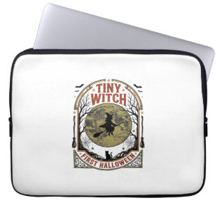 Capa Para Notebook Camisa de Halloween de Bruxa Bebê para Primeira Te