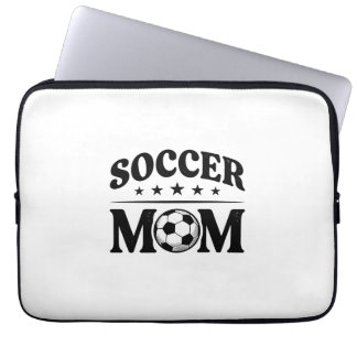 Capa Para Notebook Camisa de Mãe de Futebol Vintage Design Vetorial_1