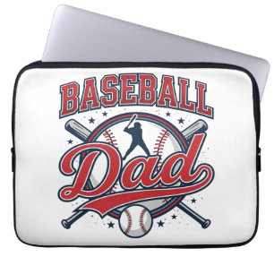 Capa Para Notebook Camisa de Pai de Beisebol Vintage Design_1