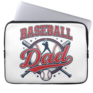 Capa Para Notebook Camisa de Pai de Beisebol Vintage Design_1