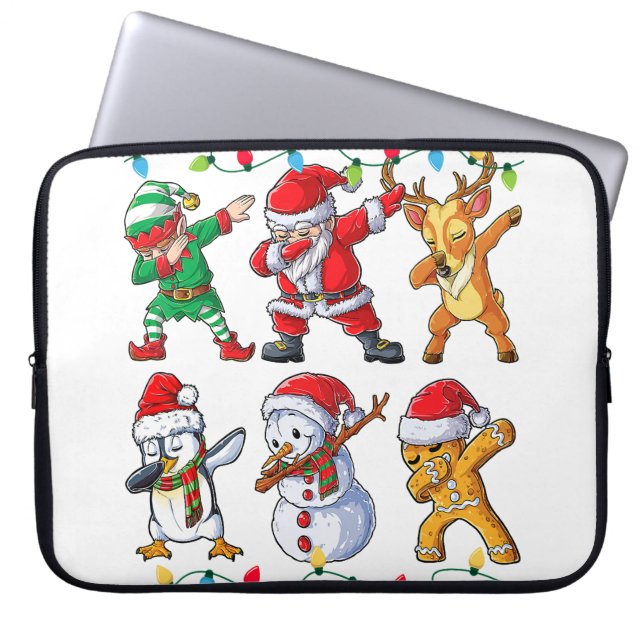 Capa Para Notebook Camisa de pão-de-cabra para moça T de Natal (Frente)