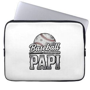 Capa Para Notebook Camisa de Papai de Beisebol Vintage Design_