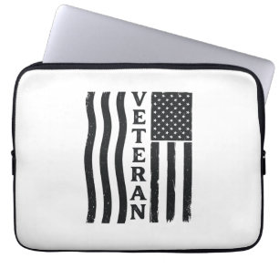 Capa Para Notebook Camisa de Vetor Vintage da Bandeira Americana_