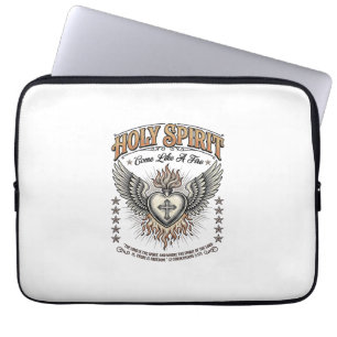 Capa Para Notebook Camisa do Sagrado Coração Alado com Gravação Vinta