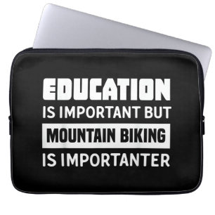 Capa Para Notebook Camisa engraçada de bicicleta de montanha - Bicicl