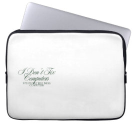 Capa Para Notebook Camisa engraçada de suporte de TI