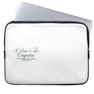Capa Para Notebook Camisa engraçada de suporte de TI