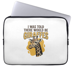 Capa Para Notebook Camisa engravada vintage de girafa engraçada Desig