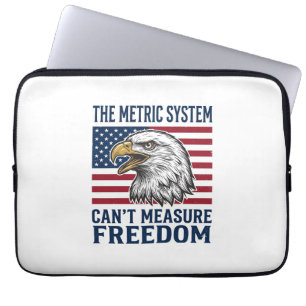 Capa Para Notebook Camisa Vetorial Vintage Citação de Liberdade Águia