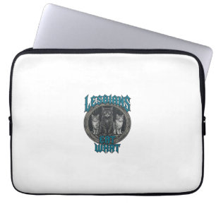 Capa Para Notebook Camisa Vintage com Grafismo de Orgulho Felino Grav