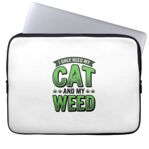 Capa Para Notebook Camisa Vintage de Gato e Erva_1
