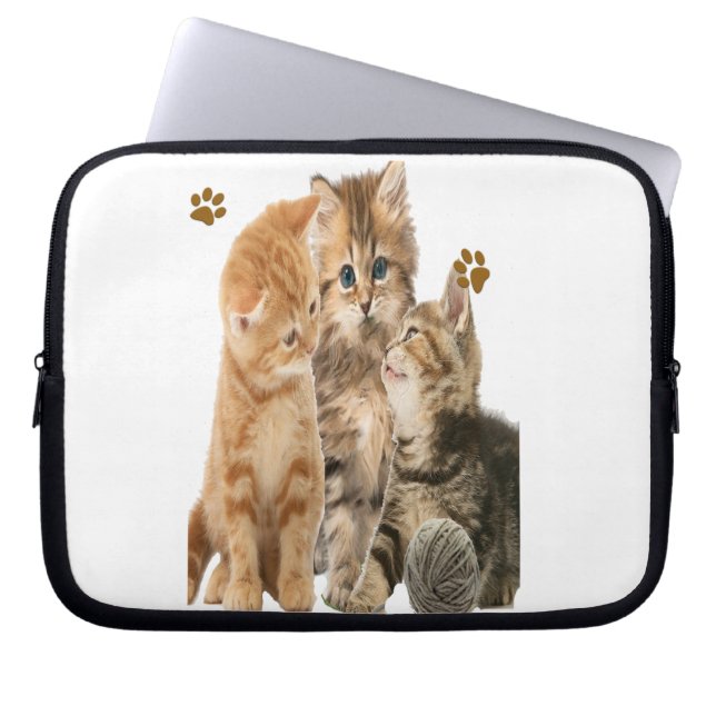 Capa Para Notebook Camisas de gatos (Frente)