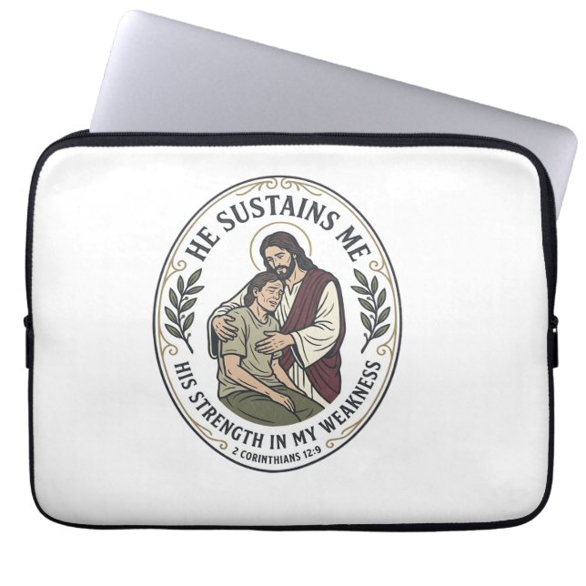 Capa Para Notebook Camiseta de Encorajamento para Doenças Crônicas Je (Frente)
