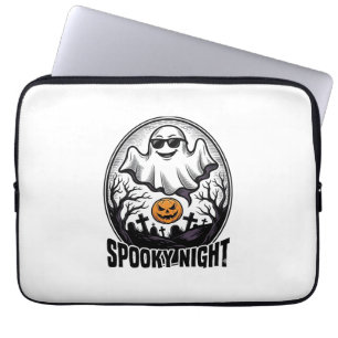 Capa Para Notebook Camiseta de Gravura Vintage de Halloween de Fantas
